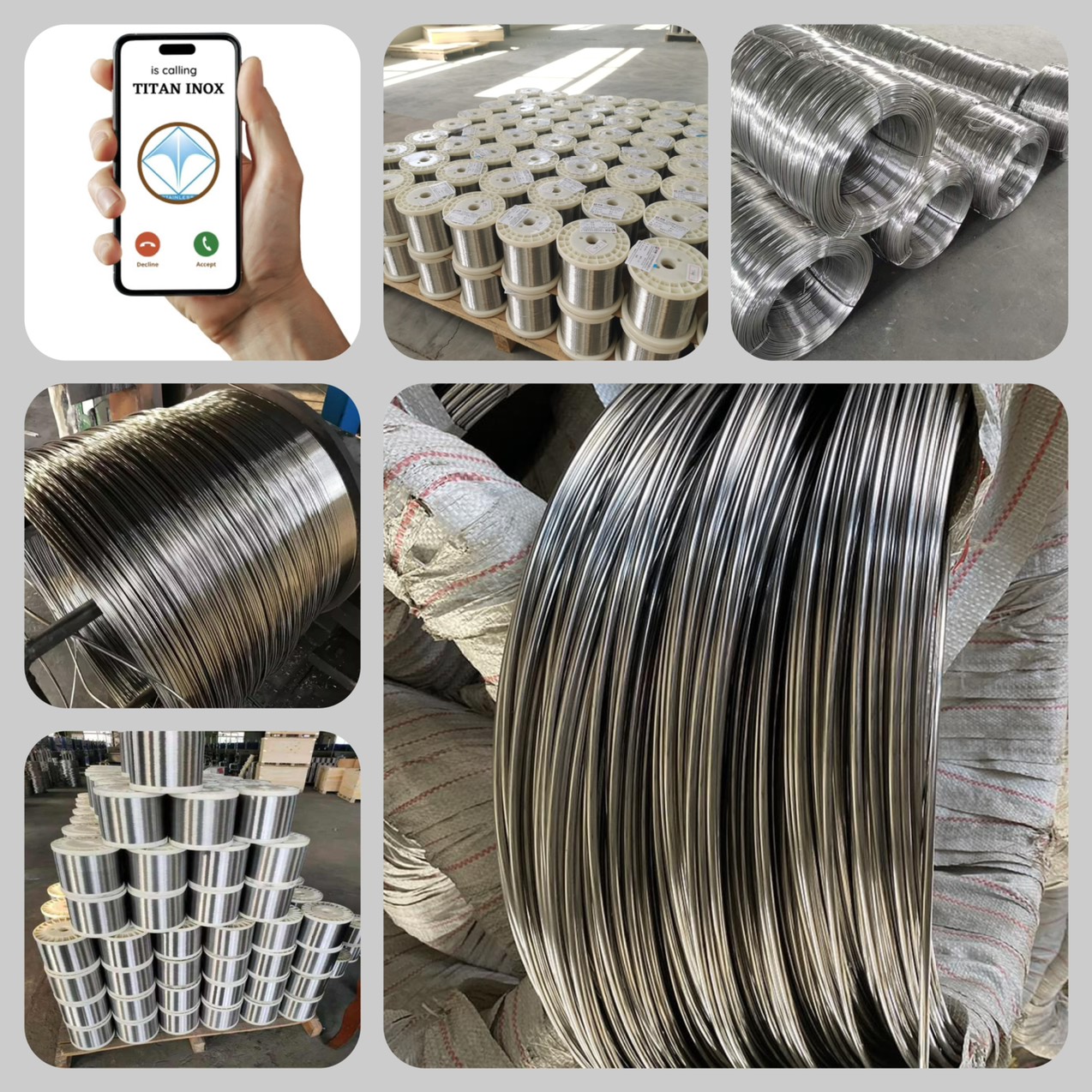 Inox/Titanium dây - Công Ty TNHH Một Thành Viên Vật Liệu Titan